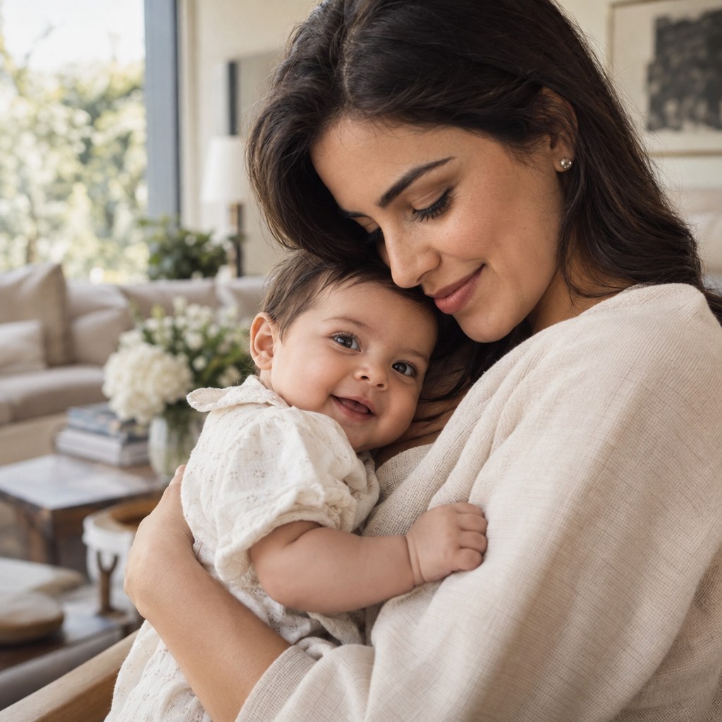 Mamá mexicana con su bebé — Papás a Bordo